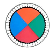 Lona para Cama Elástica Colorida 3,05 para 64 Molas -14,5 - Imagem 5