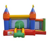 Pula Pula Castelo Com Piscina De Bolinha + Motor 680W Bivolt