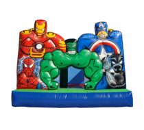 Pula Pula Castelo Herois Com Rede - Acompanha Motor 680W Bivolt - Imagem 2