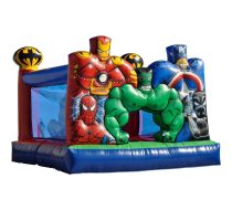 Pula Pula Castelo Herois Com Rede - Acompanha Motor 680W Bivolt - Imagem 3