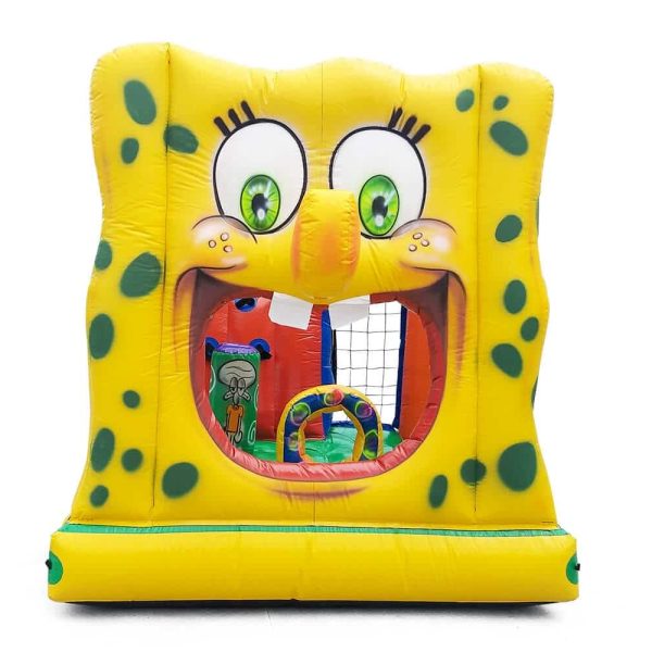 Mini Escorrega Kid Play - Bob Esponja  - Acompanha Motor 680W Bivolt