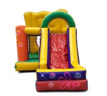 Mini Escorrega Kid Play - Bob Esponja  - Acompanha Motor 680W Bivolt - Imagem 4