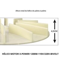 Helice Para Motor De Brinquedo Inflável G-Air 1200W - Imagem 16