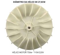 Helice Para Motor De Brinquedo Inflável X-POWER-750W-110V/220V - Imagem 9
