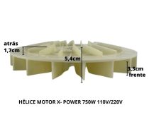 Helice Para Motor De Brinquedo Inflável X-POWER-750W-110V/220V - Imagem 4