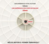 Helice Para Motor De Brinquedo Inflável X-POWER-750W - BIVOLT - Imagem 5