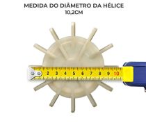 Hélice Ventoinha motor G-air 680W Bivolt 102mm - Imagem 2