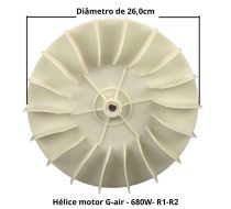 Helice Para Motor De Brinquedo Inflável G-Air 680W  ( 35R ) - Imagem 7