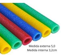 Kit Isotubo Blindado Para Haste De Cama Elástica - 8 Unidades - Imagem 3