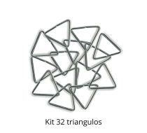 Kit Triângulo Para Lona De Cama Elástica 26Mm - 32 Unidades - Imagem 6