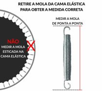 Lona para Cama Elástica Colorida 4,27 para 72 Molas - Imagem 3