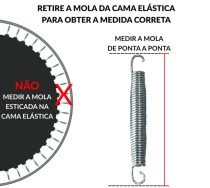 Lona para Cama Elástica Colorida 4,27 para 88 Molas - Imagem 3