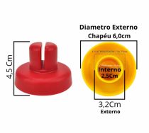 Kit Isotubo e Ponteira para haste de Cama Elástica - 8 peças - Imagem 4