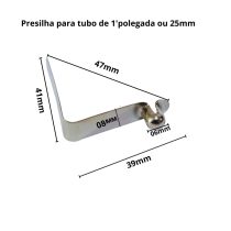 Presilhas Trava Pequena Para cama elástica tubo de 19 a 25mm- 5 Unidades - Imagem 2