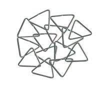 Kit Triângulo Para Lona De Cama Elástica 26Mm - 32 Unidades