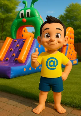 Banner brinquedos infláveis