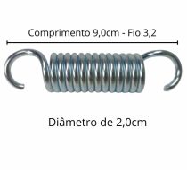 Mola Para Cama Elástica 9Cm - Unitário - Imagem 2