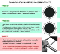 Lona para Cama Elástica Colorida 4,27 para 88 Molas - Imagem 4