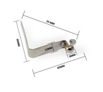 Presilhas Trava Para Cama Elástica tubo de 32 a 38mm - Unitário - Imagem 5