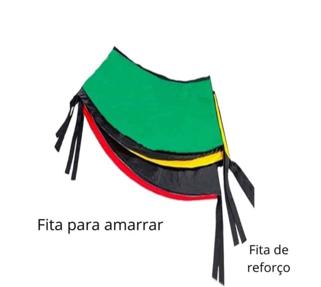 kit rede protetor cama elastica 2.44m
