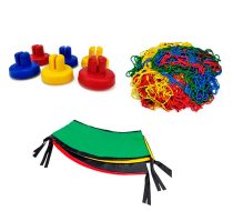 Rede + 1 Protetor de molas + 6 Ponteiras -Cama Elástica de 2,44-Bg - Imagem 7